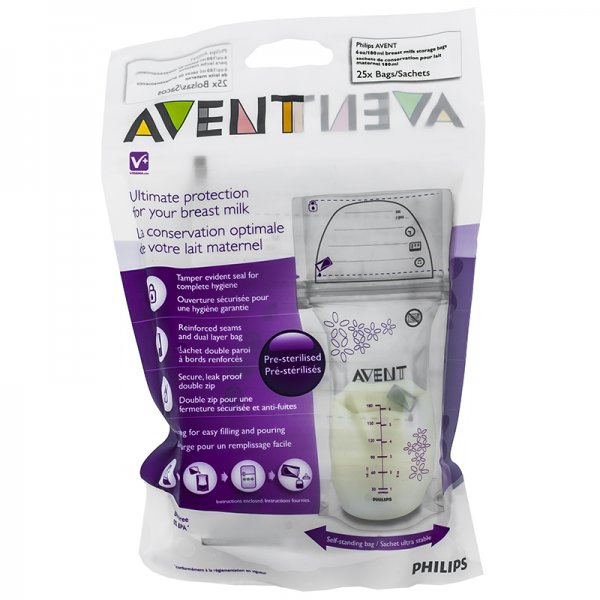 Bolsas para Almacenar Leche Materna, Philips Avent