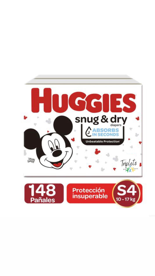 Huggies Pañales Snug & Dry Size 4