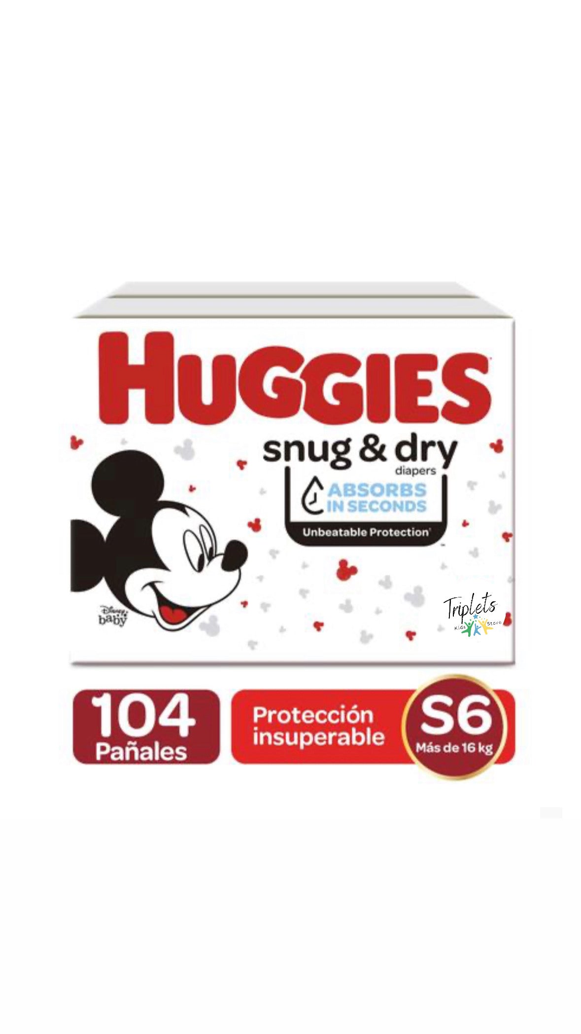 Huggies Snug & Dry Pañales Size 6