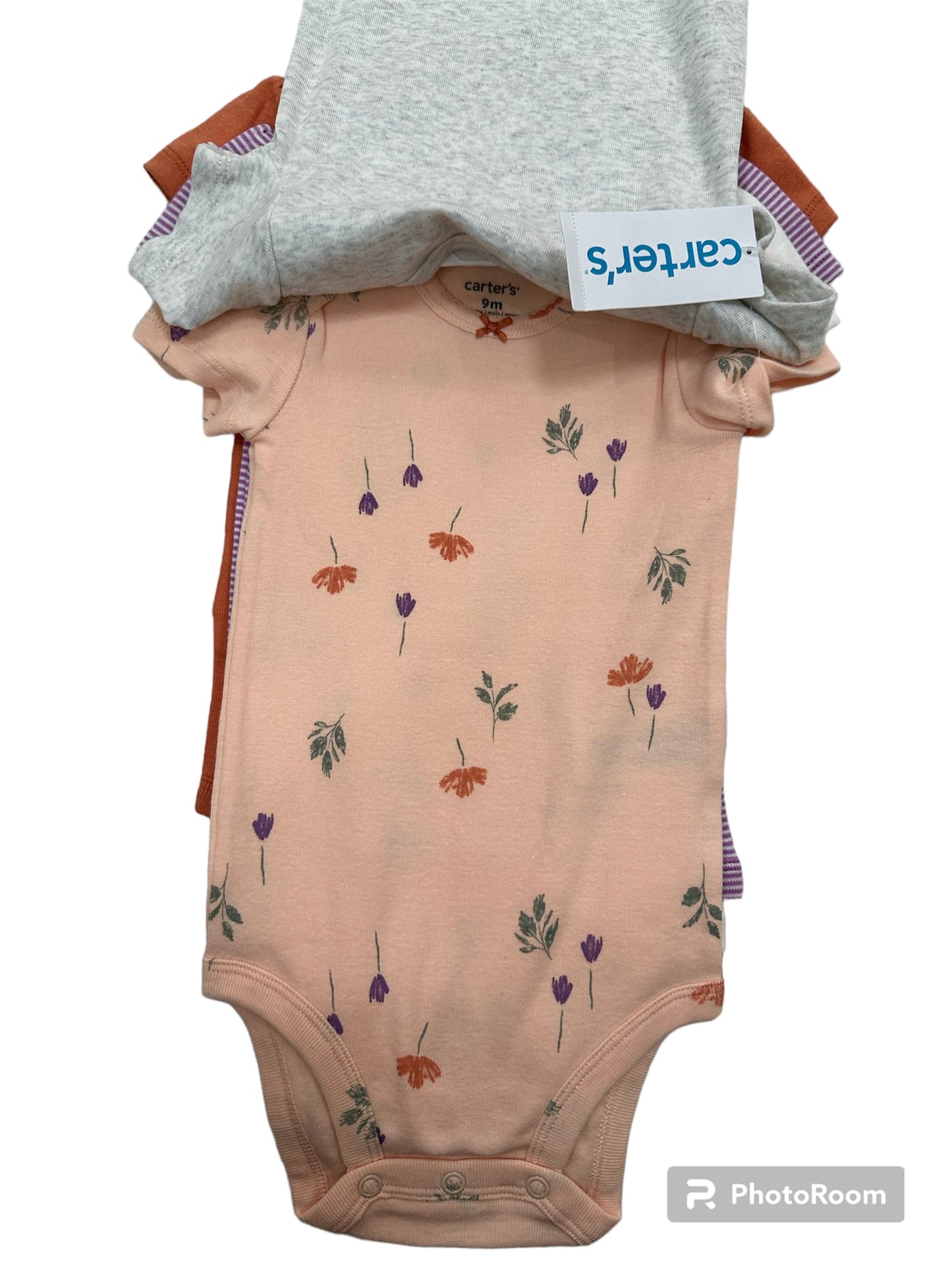 Carter's Set de 5 onesies Rosado/Morado