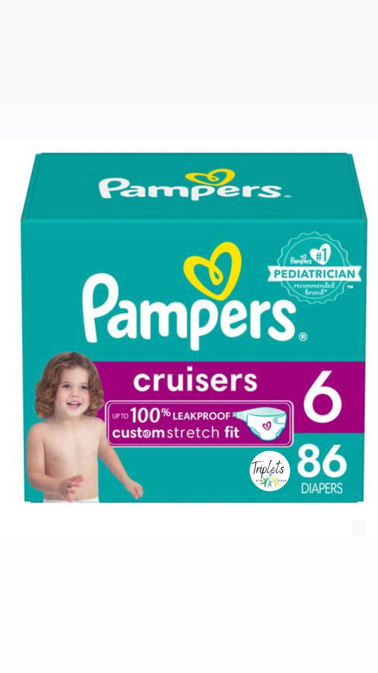 Pampers Pañales Cruisers Size 6