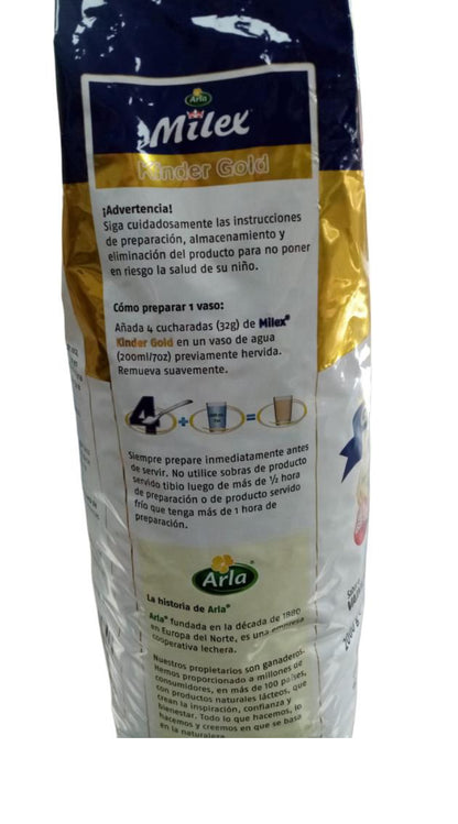 Milex Kinder Gold Leche Para Niños en Crecimiento.