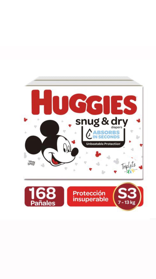 Huggies Pañales Snug & Dry Size 3