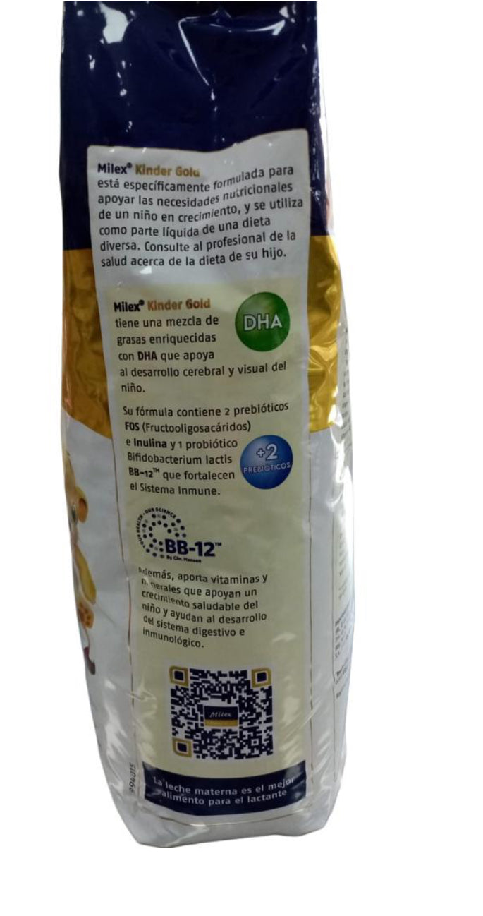 Milex Kinder Gold Leche Para Niños en Crecimiento.