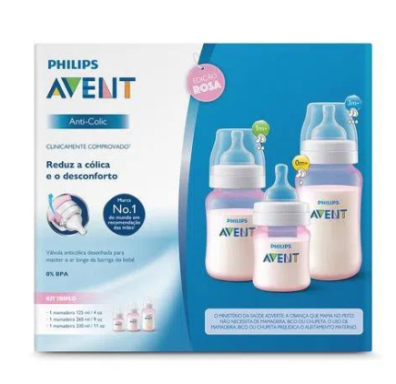 AVENT Set biberones 4/9/11oz ANTICOLICO