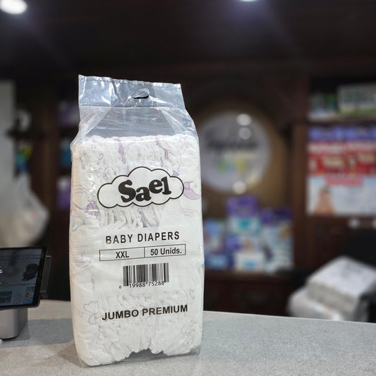 Pañales, Jumbo Premium 50 Unidades, Sael